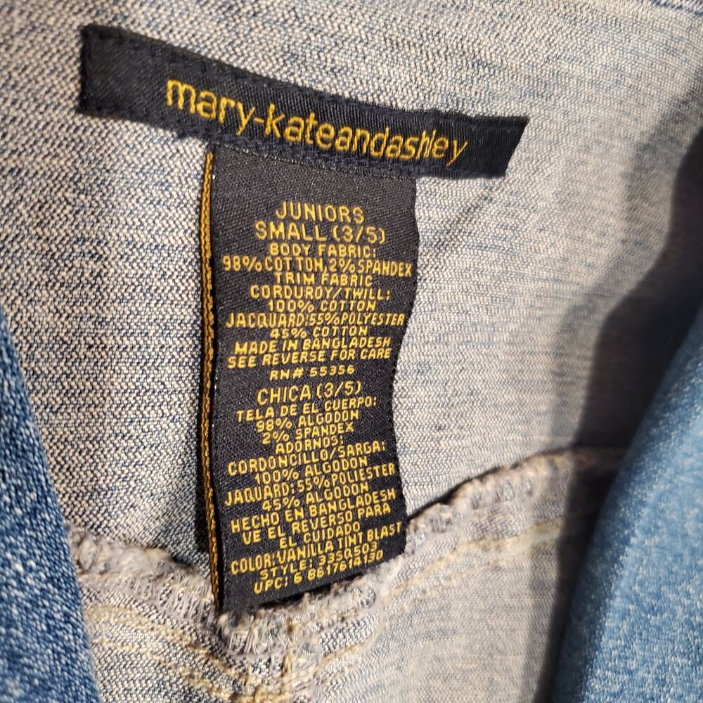 VINTAGE MaryKate&Ashley Jean Jacket, Junior Size Small - Picture 6 of 7